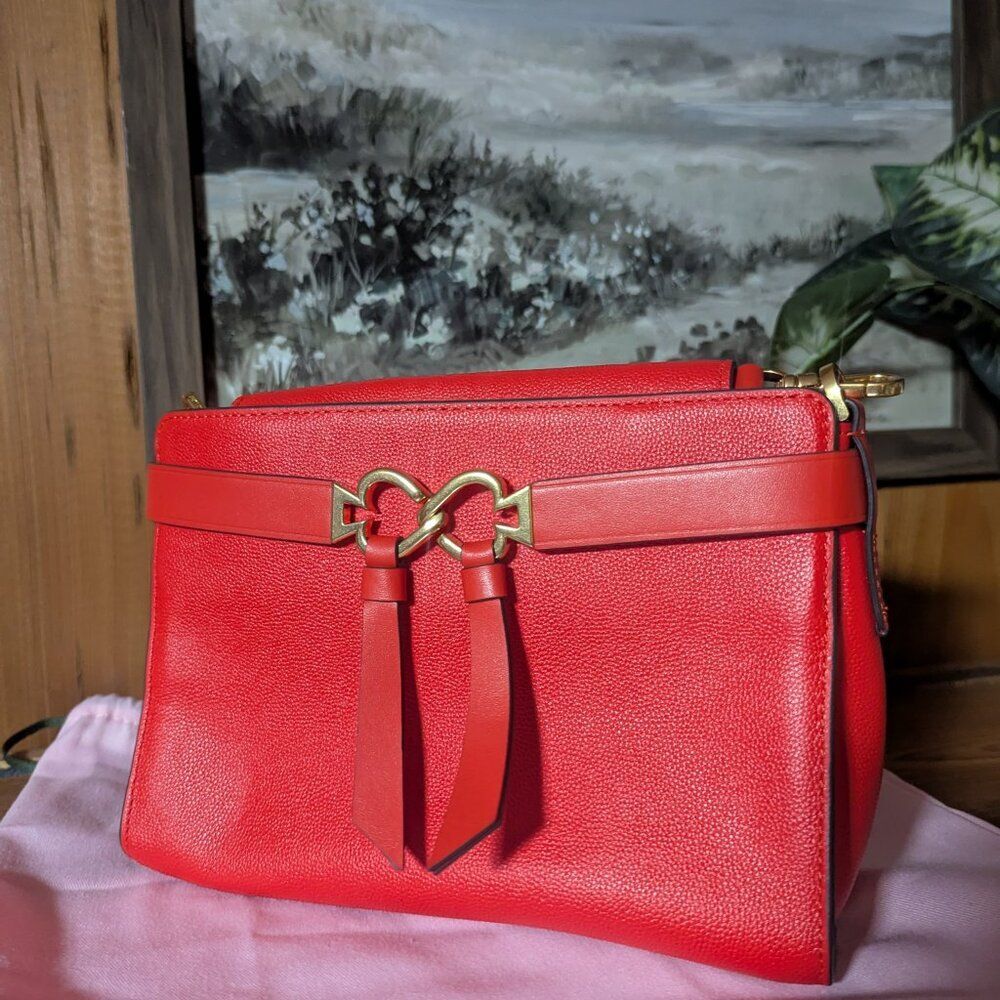 NWOT Kate Spade Toujours Medium Crossbody in Lava Red